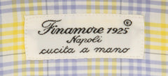 Finamore Napoli Yellow Plaid Shirt - Slim - (FN818172) - Parent
