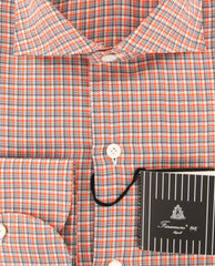 Finamore Napoli Orange Fancy Shirt - Slim - (FN818177) - Parent