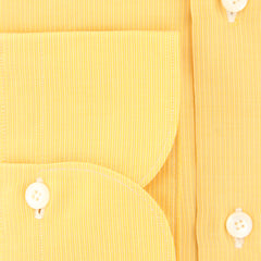 Finamore Napoli Yellow Striped Shirt - Extra Slim - (2018022323) - Parent