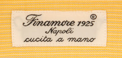 Finamore Napoli Yellow Striped Shirt - Extra Slim - (2018022323) - Parent