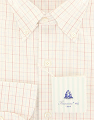 Finamore Napoli Off White Check Shirt - Slim - (201803145) - Parent