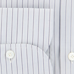 Finamore Napoli Light Blue Striped Shirt - Slim - (201803015) - Parent