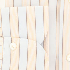 Finamore Napoli Light Blue Striped Shirt - Slim - (201803013) - Parent