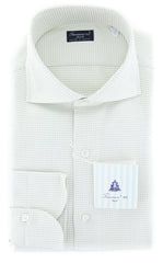 Finamore Napoli Light Green Fancy Shirt - Slim - (2018031510) - Parent