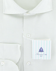 Finamore Napoli Light Green Fancy Shirt - Slim - (2018031510) - Parent
