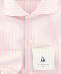 Finamore Napoli Pink Striped Shirt - Slim - (FN828174) - Parent