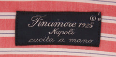 Finamore Napoli Red Striped Shirt - Slim - (2018030116) - Parent