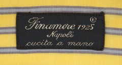Finamore Napoli Yellow Striped Shirt - Slim - (2018030120) - Parent