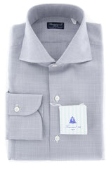 Finamore Napoli Gray Fancy Shirt - Slim - (FN83177) - Parent
