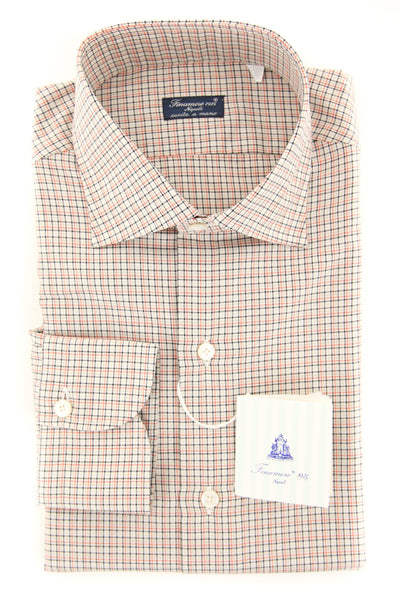 Finamore Napoli Cream Fancy Shirt - Slim - (FN831710) - Parent