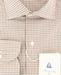 Finamore Napoli Cream Fancy Shirt - Slim - (FN831710) - Parent