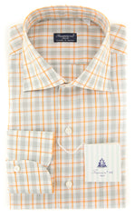 Finamore Napoli Off White Window Shirt - Slim - (F141810) - Parent