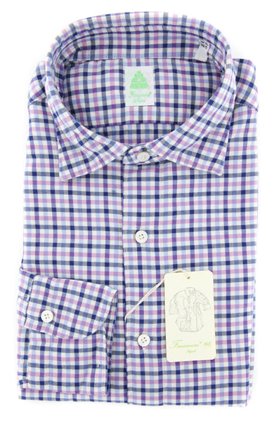 Finamore Napoli Lavender Purple Shirt - L/L - (SEN01169701)