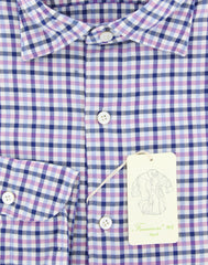 Finamore Napoli Lavender Purple Shirt - L/L - (SEN01169701)
