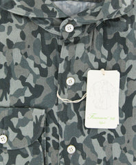 Finamore Napoli Camouflage Shirt - Extra Slim - (FN811481) - Parent