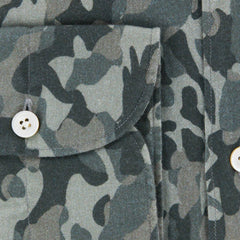 Finamore Napoli Camouflage Shirt - Extra Slim - (FN811481) - Parent