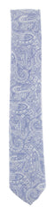 Finamore Napoli Blue Paisley Silk Tie (932)