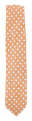 Finamore Napoli Orange Character Silk Tie (934)