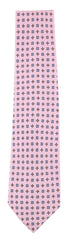 Finamore Napoli Pink Character Silk Tie (940)