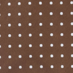 Finamore Napoli Brown Character Silk Tie (942)