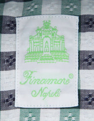 Finamore Napoli Green Check Cotton Shirt - Extra Slim - (IT) - Parent