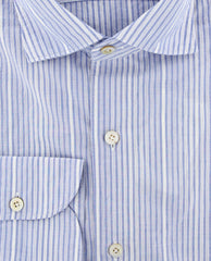 Finamore Napoli Blue Striped Shirt - Extra Slim - (201802233) - Parent
