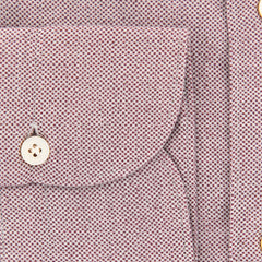 Finamore Napoli Red Fancy Shirt - Extra Slim - (2018022314) - Parent