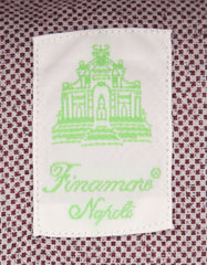 Finamore Napoli Red Fancy Shirt - Extra Slim - (2018022314) - Parent