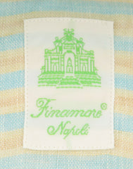 Finamore Napoli Beige Striped Linen Shirt - Extra Slim - (O3) - Parent