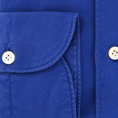 Finamore Napoli Blue Fancy Shirt - Extra Slim - (201802286) - Parent