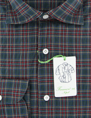 Finamore Napoli Dark Green Shirt - Extra Slim - (F19185) - Parent