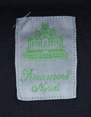 Finamore Napoli Navy Blue Paisley Shirt - Extra Slim - (2018022612) - Parent