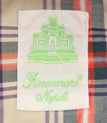 Finamore Napoli Beige Plaid Cotton Shirt - Extra Slim - (I2) - Parent