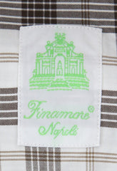Finamore Napoli Brown Plaid Shirt - Extra Slim - (2018022724) - Parent