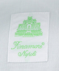 Finamore Napoli Light Blue Solid Shirt - Extra Slim - (2018030216) - Parent