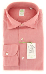 Finamore Napoli Red Solid Shirt - Extra Slim - (FNTYO801611LUZ) - Parent