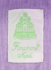 Finamore Napoli Purple Solid Shirt - Extra Slim - (2018031336) - Parent