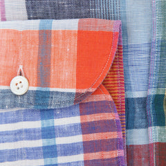 Finamore Napoli Multi-Colored Plaid Shirt - Extra Slim - (2018022610) - Parent