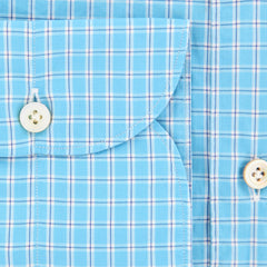 Finamore Napoli Turquoise Shirt - Extra Slim - (FN830173) - Parent