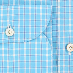 Finamore Napoli Turquoise Shirt - Extra Slim - (FN83171) - Parent
