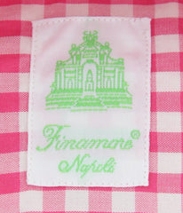 Finamore Napoli Pink Check Shirt - Extra Slim - (201802274) - Parent