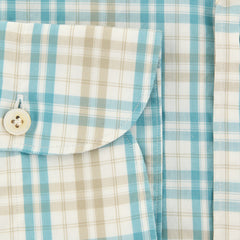 Finamore Napoli Turquoise Shirt - Extra Slim - (FN829177) - Parent