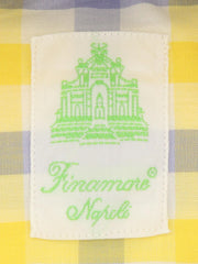 Finamore Napoli Yellow Plaid Shirt - Extra Slim - (2018022712) - Parent