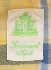 Finamore Napoli Yellow Plaid Shirt - Extra Slim - (2018022725) - Parent