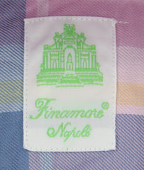 Finamore Napoli Pink Plaid Shirt - Extra Slim - (FN92005) - Parent