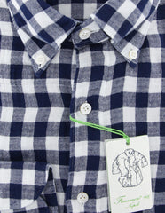 Finamore Napoli Navy Blue Shirt - Extra Slim - (F19184) - Parent