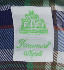 Finamore Napoli Green Plaid Shirt - Extra Slim - (FN830177) - Parent