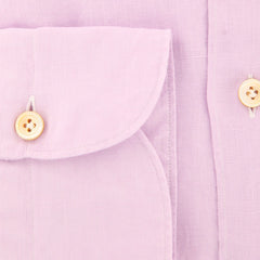 Finamore Napoli Pink Solid Shirt - Extra Slim - (F111183) - Parent