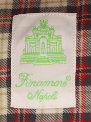 Finamore Napoli Beige Plaid Shirt - Extra Slim - (2018030211) - Parent