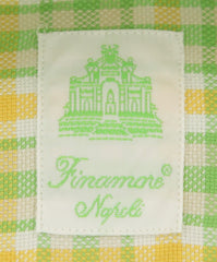 Finamore Napoli Green Plaid Cotton Shirt - Extra Slim - (ZB) - Parent
